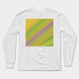 yellow blue green pink abstract texture Long Sleeve T-Shirt